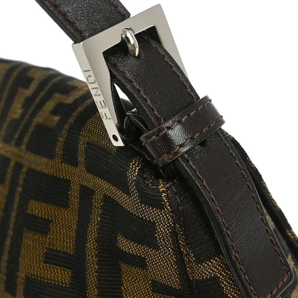 Fendi Brown Canvas Zucca Mamma Baguette Handbag 2308-26325-008 155331 - Picture 7 of 10